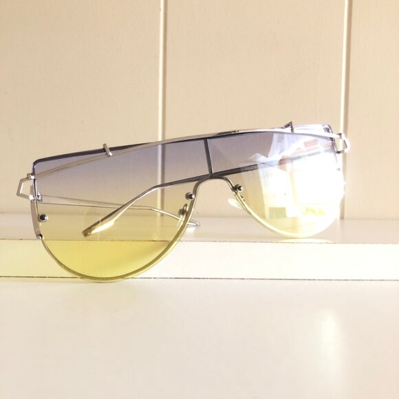 Y2K Shield Sunglasses - Picture 8 of 10